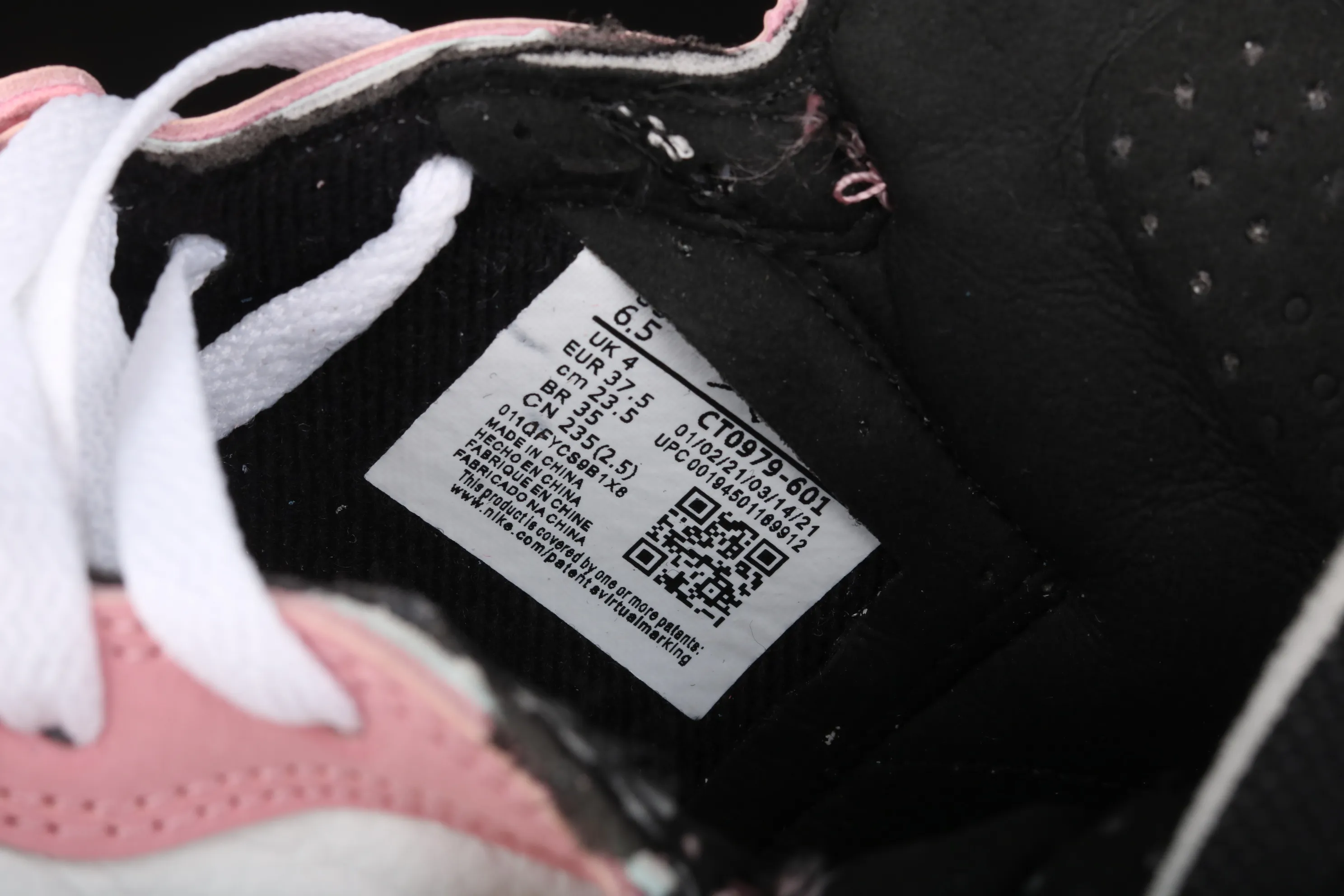 All categories Air Jordan Jordan series basketball shoes Air Jordan 1 High Z version Air Jordan 1 Zoom CMFT AJ1 Joe 1 pink glaze CT0979-601